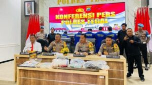 Polres Tegal Bekuk Komplotan Perampok Spesialis Minimarket