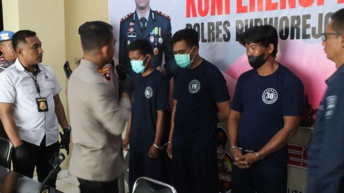 Polres Purworejo Ringkus 3 Orang Pencuri Dan Penadah