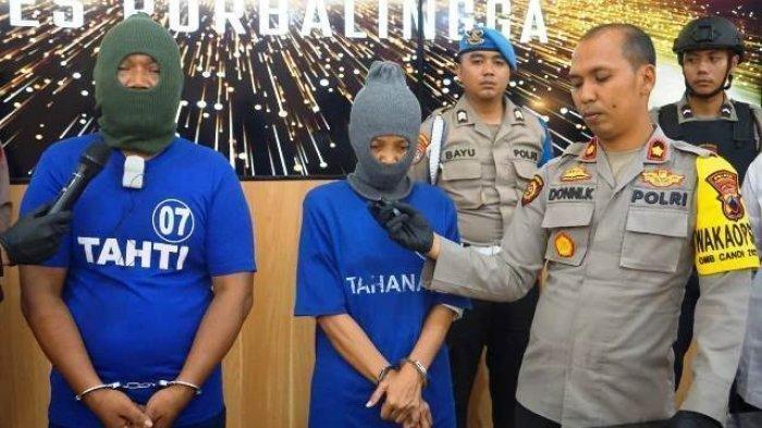 Tersangka Rm 54 Dan Sk 42 Suami Istri Di Purbalingga