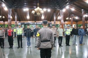 Pengamanan Malam Pergantian Tahun, Polres Banjarnegara Gelar Apel Pasukan