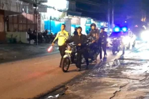 118 Kendaraan dengan Knalpot Brong Dikandangkan di Sukoharjo Saat Tahun Baru