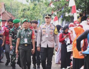 Terjunkan Personil, Polres Banjarnegara Amankan Kunjungan Presiden di Desa Wisata Pagak