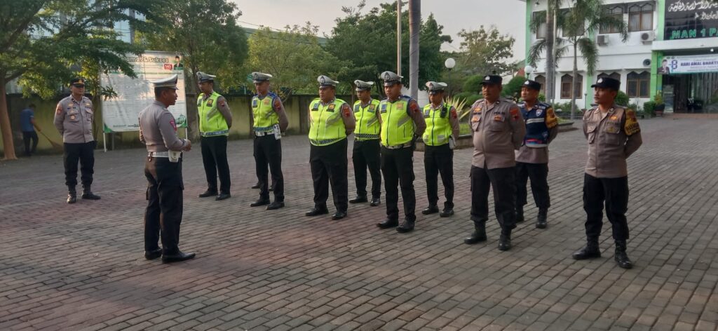 Polsek Margorejo Ikuti Apel Bersama Peringati Hari Amal Bhakti ke-78