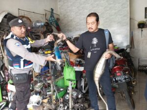 Suara Brong dari Knalpot, Kapolsek Tlogowungu Turun Tangan Lakukan Binluh