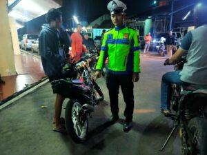 Hasil Operasi Malam: 6 Tilang dan 6 Sepeda Motor Disita oleh Satlantas Pati