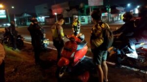 Puluhan Motor Knalpot Brong di Kartasura Kena Razia Satlantas Polres Sukoharjo