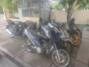 Gelar Razia Knalpot Brong, Polsek Polokarto Amankan 6 Sepeda Motor