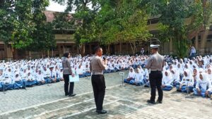 Sambang Sejumlah Sekolah, Polresta Pati Sosialisasikan Larangan Knalpot Brong