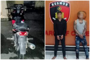 Beraksi di Desa Wonorejo, 2 Pelaku Curanmor Dirringkus Polsek Tlogowungu dan Tim Resmob