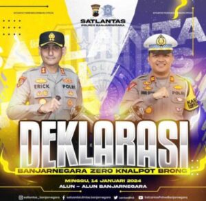 Polres Banjarnegara Akan Menggelar Deklarasi Zero Knalpot Brong