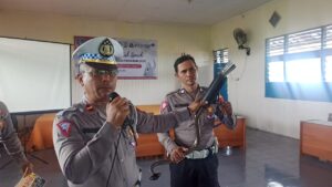 Polisi Pati Tertibkan dan Sosialisasikan Knalpot Brong di Sekolah