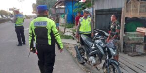 Tindak Pengguna Knalpot Brong, SatLantas Polres Lamandau Ciptakan Kamtibmas Kondusif