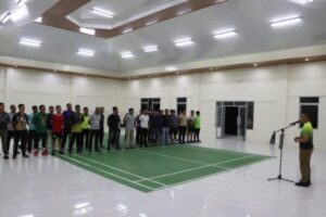 Polres Lamandau Adakan Turnamen Badminton Kapolres Cup 1