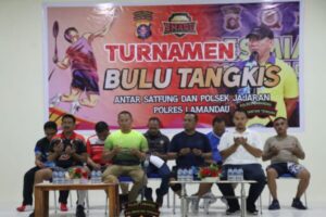 Kejuaraan Badminton Kapolres Cup Polres Lamandau Resmi Dibuka