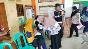 Posyandu Sub Pin Polio Desa Kebonturi Jadi Fokus Monitoring Bhabinkamtibmas