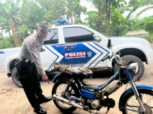 Sosialisasi Larangan Knalpot Brong, Satlantas Polresta Pati Sasar Penjual Knalpot di Bumiayu Wedarijaksa