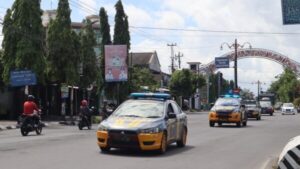 Gelar Patroli Show Of Force, Sat Samapta Polres Sukoharjo Siaga Hadapi Kampanye Terbuka