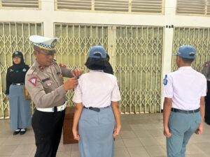 Kanit Kamsel Sat Lantas Polresta Pati Jadi Narasumber Penguatan PKS di SMA Negeri 01