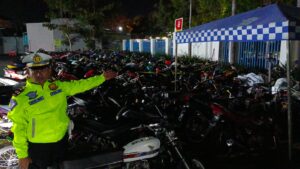 Gelar Razia Knalpot Brong dan Balap Liar, Polresta Pati Amankan 84 Motor