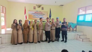 SMP Negeri 1 Dukuhseti Gelar Sosialisasi Larangan Knalpot Brong Bersama Polsek Dukuhseti