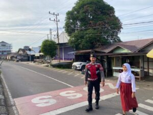 Keselamatan Anak Sekolah Hal Utama Personel Satsamapta Polres Lamandau