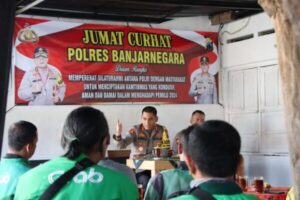 Gelar Jumat Curhat Bersama Ojol, Polres Banjarnegara Ciptakan Kamtibmas Kondusif