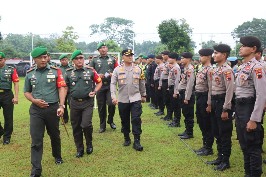 Dandim 0718 Pati Letkol Inf Jon Young Saragi Pimpin Apel Pasukan Pengamanan