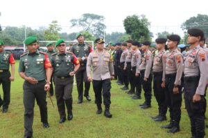 Gelar Pasukan Pengamanan VVIP: Persiapan Kunjungan Wakil Presiden ke Kabupaten Pati