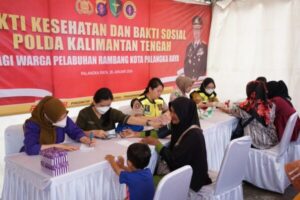 Cooling System, Polda Kalteng Bakti Kesehatan dan Bakti Sosial di Pelabuhan Rambang