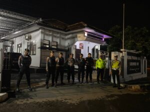 Pastikan Kelancaran Lalulintas, Satgas Kamseltibcar Lantas Patroli di Kantor KPU dan Bawaslu Pati