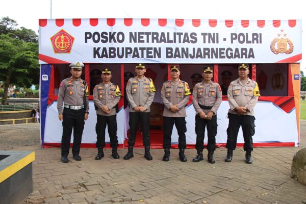 Polres Banjarnegara dan Kodim 0704 Dirikan Posko Netralitas TNI-Polri