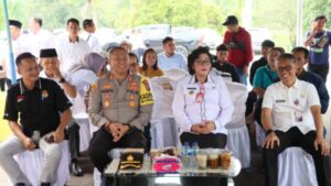 Kapolres Lamandau Hadiri Kontes Durian Bersama Unsur Forkopimda