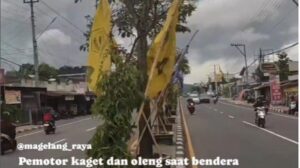 Bawaslu Siap Mediasi APK Roboh di Jalan Magelang-Yogyakarta Ancam Keselamatan Pengendara