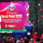 Kapolri Jenderal Listyo Sigit Prabowo Menghadiri Perayaan Natal Polri Tahun 2022 Kapolri Menggaungkan Semangat Persatuan Dan K 2 169