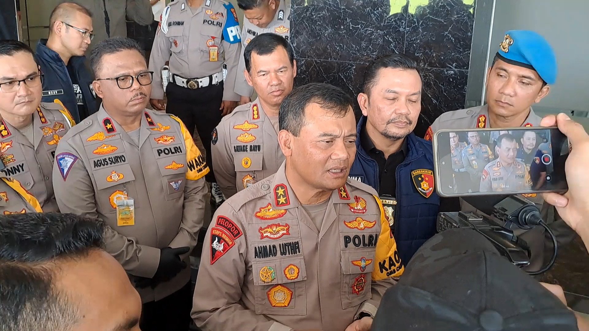 Kepala Kepolisian Daerah Jawa Tengah Inspektur Jenderal Poli A2ju