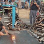 Pemusnahan Knalpot Brong Di Semarang