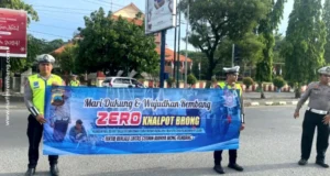 Lakukan Penindakan, Satlantas Polres Rembang Wujudkan Zero Knalpot Brong