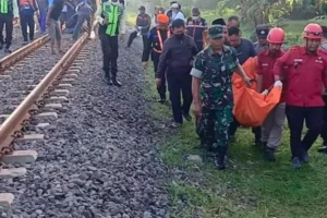 Seorang Pria Terserempet Kereta Api di Sragen, Korban Tewas di Tempat Kejadian