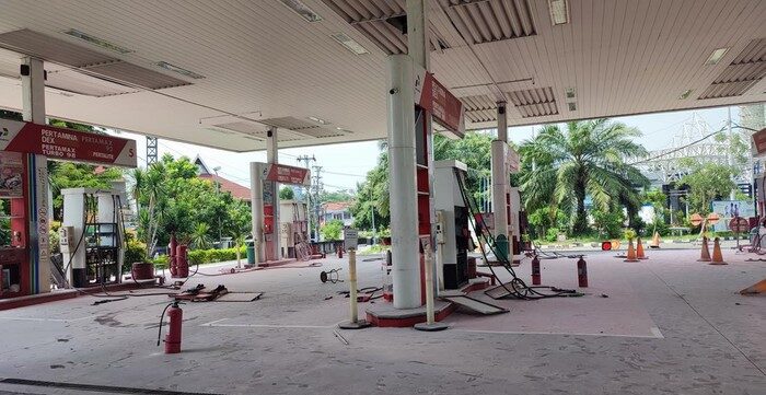 Suasana Spbu Undip Semarang Usai Terdengar Ledakan Rabu 1012024 Siang 1 169