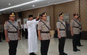 Sertijab Dua Perwira Polres Karanganyar,Penggantinya dari Reserse Polda Jateng