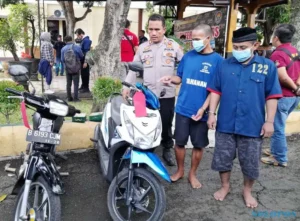 2 Pemuda Sragen Dibekuk Polisi usai Curi Motor yang Kuncinya Masih Nyantol