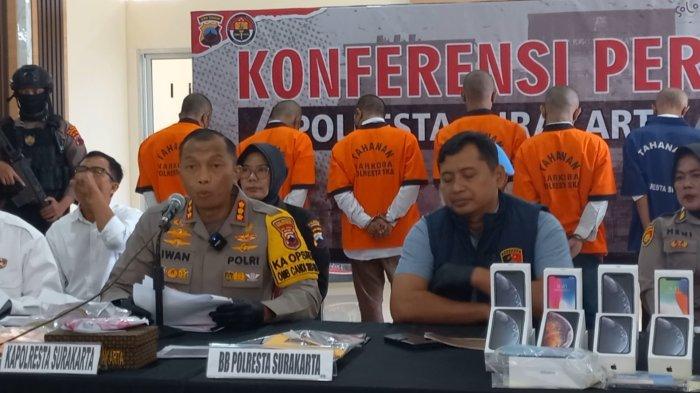 Kapolresta Surakarta Konpers Pencurian