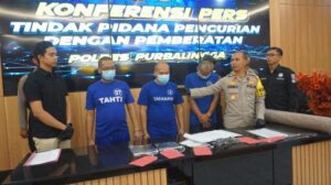 Polres Purbalingga Ringkus 3 Pelaku Pencurian Bahan Baku Rambut Palsu