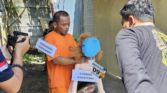 Polresta Magelang Gelar Rekonstruksi Kasus Suami Bunuh Istri Di Salaman (1)