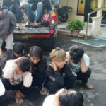 Satreskrim Polresta Banyumas Saat Menangkap Enam Anak Di Bawah Umur