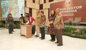 Forum Rektor Indonesia Gelar Deklarasi, Serukan Pemilu 2024 Aman dan Damai