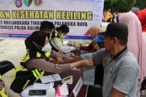 Di CFD, Rumkit Bhayangkara Polda Kalteng Adakan Pemeriksaan Kesehatan Gratis