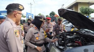 Pengamanan TPS Pemilu 2024, Polres Sukoharjo Gelar Apel Kesiapan