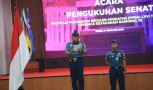 Plt. Gubernur Lemhannas RI Resmi Mengukuhkan Pengurus Senat PPRA 66