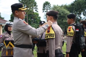 Polres Banjarnegara Laksanakan Apel Kesiapan Personel Pam TPS Pemilu 2024